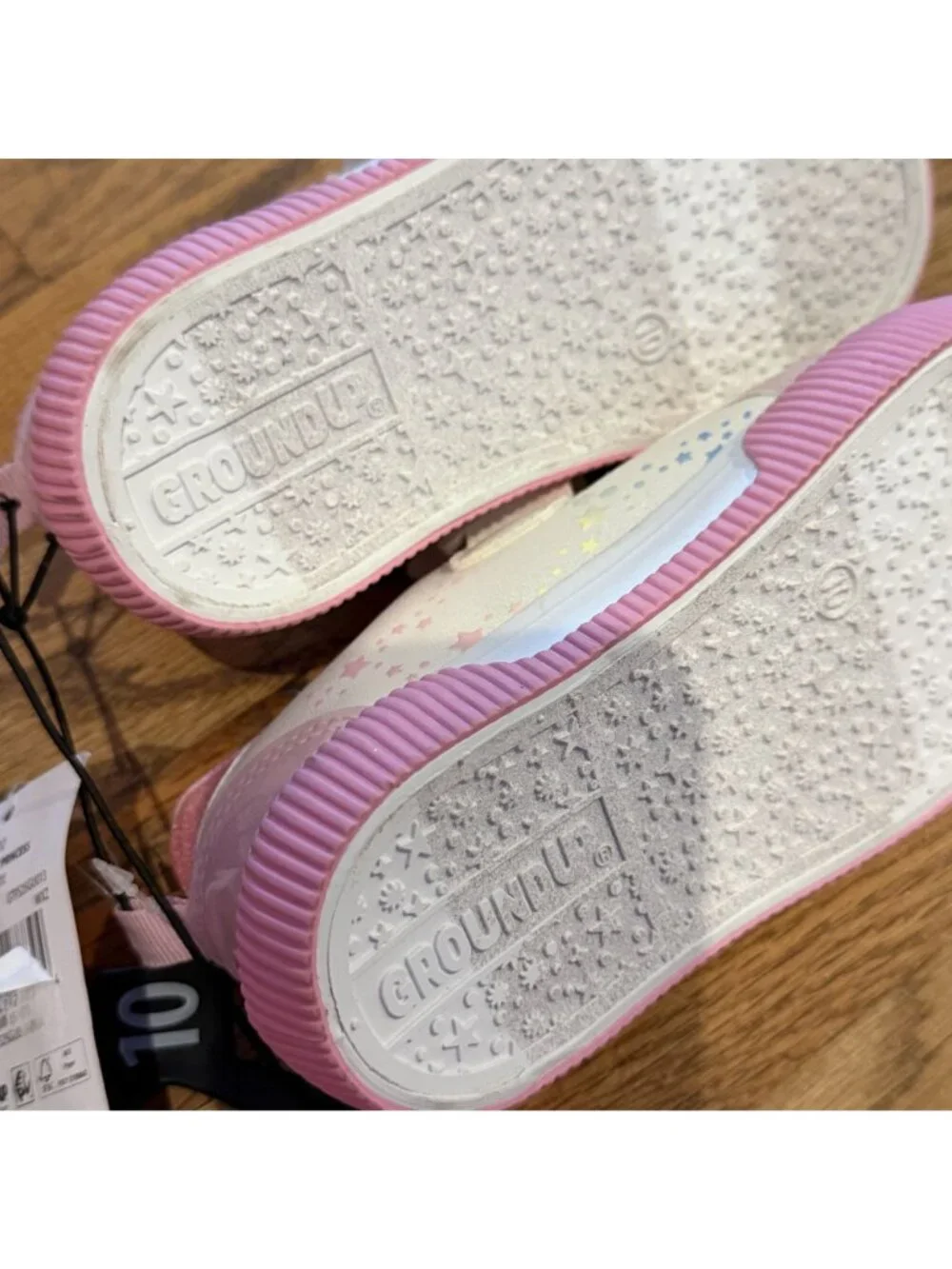 Disney Ground up Princess Shoes Cinderella Pink New Size 10